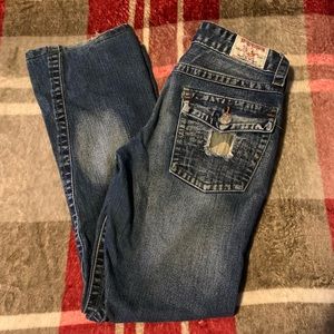 Vintage True Religion Rip & Repair Jeans